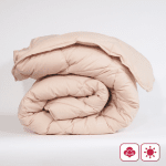 Pilotă ușoară de vară din bumbac „Paris Ecru”, dublă, 200×210 cm