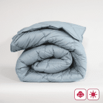 Pilotă ușoară de vară din bumbac „Paris Aqua”, dublă, 200×210 cm