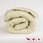 Pilotă de vară din lână „Merino Light Mentă”, dublă 200/210 cm