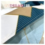 Set de pat de lux pentru pat de o persoană din microsatin Bari