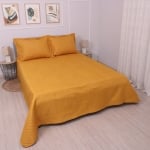 Set de 2 bucăți fețe de pernă decorative 50/70 cm. Queen Muștar