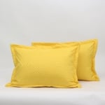Cuvertura pentru pat dublu sau canapea Queen Galben, 220/240 cm.