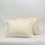 Cuvertura pentru pat dublu sau canapea Queen Ecru, 220/240 cm.