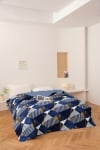 Cuvertură cu două fețe pentru pat de o singură persoană sau canapea 150/220cm. Bran