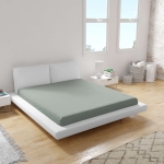 Cearșaf inferior din ranforce 100% bumbac, culoare Laguna V112