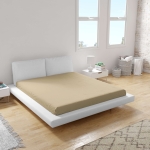 Cearșaf inferior din ranforce 100% bumbac, culoare Terra V32