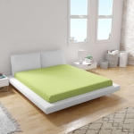 Cearșaf inferior din ranforce 100% bumbac, culoare Măr verde V49