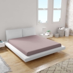 Cearșaf inferior din ranforce 100% bumbac, culoare Pudră V52