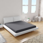 Cearșaf inferior din ranforce 100% bumbac, culoare Grafit V96