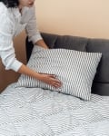 Pilotă ușoară de iarnă Hygge cu dungi, 200/210 cm