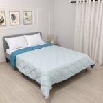 Pilotă ușoară de vară pentru pat de o persoană Albastru/Bleu, 150/210 cm.