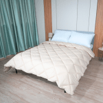 Pilotă de iarnă din bumbac, ușoară, „Paris Ecru”, dublă, 200/210 cm