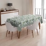 Față de masă 160/220 cm în verde cu măsline
