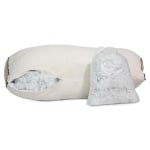 Pernă pentru dormit de bumbac 50/70 cm cu fermoar și umplutură suplimentară