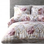Lenjerie de pat pentru o persoană Yakut, 3 piese, 70% bumbac și 30% PE, Multicolor