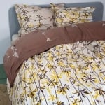 Set de pat dublu cu 2 huse 100% bumbac-ranforce