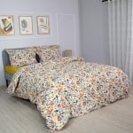 Lenjerie de pat 3 piese Zara pentru pat de o persoană din 100% bumbac