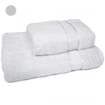 Set 2 prosoape de bumbac 70/140 cm și 50/90 cm, Albastru pal