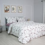 Set de pat 4 piese Spiky pentru pat matrimonial din 100% bumbac