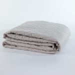 Cuvertură pentru pat dublu, pat de o persoană sau canapea, Casablanca Gri