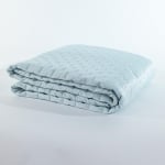Cuvertură pentru pat dublu, pat de o persoană sau canapea, Casablanca Bleu