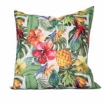 Pernă de grădină impermeabilă 45x45 cm Frunze verzi