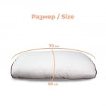 Pernă Cotton din bumbac natural 100% neînălbit