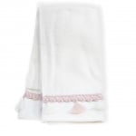 Set 2 buc. prosoape de baie 30x50 cm cu broderie roz