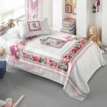 Plapumă pentru pat pentru adolescenți în set cu față de pernă decorativă Destina