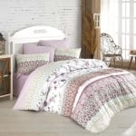 Set de pat pentru o persoană Selin, 3 piese, 70% bumbac și 30% PE, Multicolor