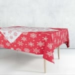 Runner de Crăciun din bumbac 100х100 cm
