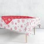 Runner de Crăciun din bumbac 100х100 cm