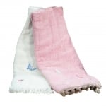 Set de prosoape 50x90 cm Fluturi alb, roz