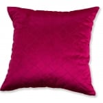 Pernă decorativă 45x45 cm, catifea în culoare cyclam